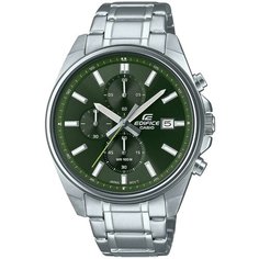 Наручные часы CASIO Edifice, серебристый/зеленый
