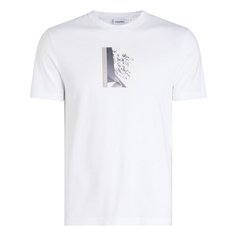Футболка CALVIN KLEIN, размер 3XL, бeлый