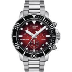 Наручные часы TISSOT T-Sport, серебристый/красный