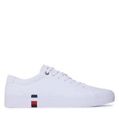 Кроссовки Tommy Jeans CORPORATE LEATHER DE, размер 43 EU, white