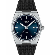 Наручные часы TISSOT T-Classic, синий, серебряный, черный