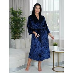 Халат LOVETEX.STORE, размер 50, синий
