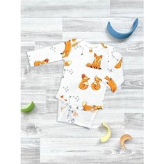 Боди Mjolk, размер 74, белый