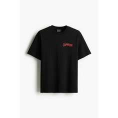 Футболка H&M, 1 шт., размер L, черный