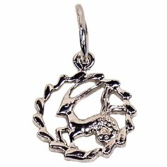 Подвеска The Jeweller, серебро, 925 проба, родирование, серебристый