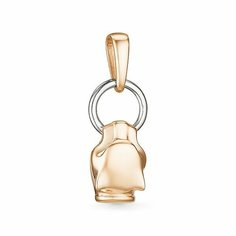 Подвеска The Jeweller, красное золото, 585 проба, серебристый, золотистый