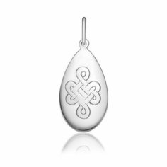 Подвеска The Jeweller, серебро, 925 проба, родирование, серебристый