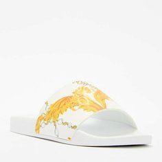 Шлепанцы Versace Jeans Couture, размер 37, белый