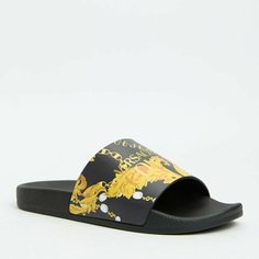 Шлепанцы Versace Jeans Couture, размер 41, черный