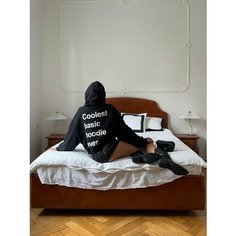 Худи ТВОЕ, размер 42, , черный