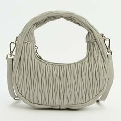 Сумка хобо TENDANCE, светло-серый