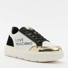 Кеды LOVE MOSCHINO, размер 35, белый