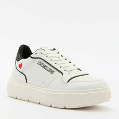 Кеды LOVE MOSCHINO, размер 38, белый