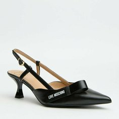 Босоножки LOVE MOSCHINO, размер 40, черный