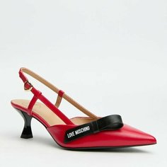Босоножки LOVE MOSCHINO, размер 36, красный