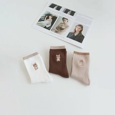 Носки Liliya Sweet, размер 34-40, белый, бежевый