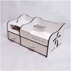Косметичка Likebox story, 19х16, 5 шт., , белый