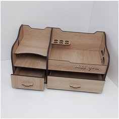 Косметичка Likebox story, 19х16, 5 шт., , коричневый