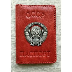 Обложка для паспорта Black Bull, красный