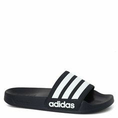 Шлепанцы adidas, размер 37, темно-синий