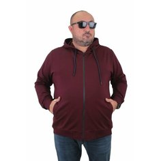 Толстовка MOCGRANDE, размер 8XL, , бордовый