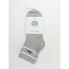 Носки LACOSTE, размер 39/42, серый