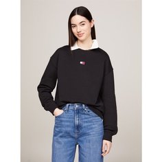 Свитшот Tommy Jeans, размер L, , черный
