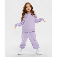 Брюки спортивные Button Blue, размер 110, сиреневый