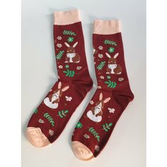 Носки Frida, размер 36-45, 041 белый-голубой