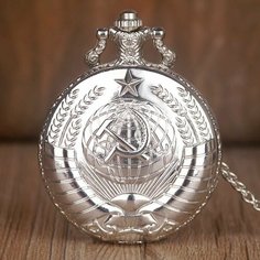 Карманные часы TIME LIDER, серебряный