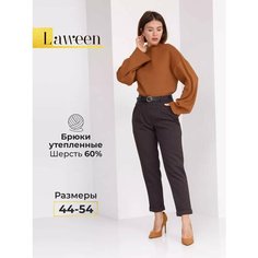 Брюки бананы Laween, размер 52-170, коричневый, черный, синий, серый