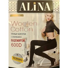 Колготки Alina, 600 den, размер 48/L-XL, черный