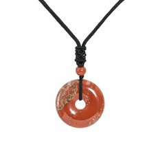 Колье SILVARIE, яшма, длина 64 см, красный