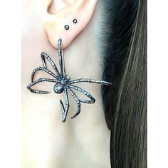 Моносерьга Starfallshop, славянский оберег, размер 58 мм, серебристый