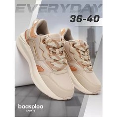 Кроссовки BAASPLOA, размер 37, бежевый