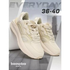 Кроссовки BAASPLOA, размер 40, бежевые