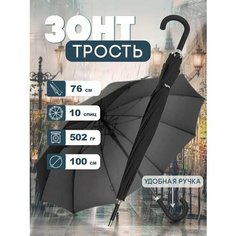 Зонт-трость River-Amico, черный