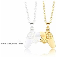 Колье GAMEМЕРЧ, серебряный, золотой