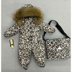 Комбинезон Anna Teresa fashion размер 86, , бежевый