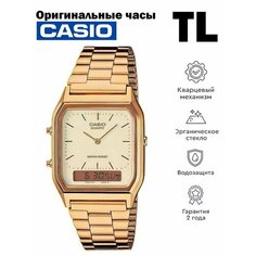 Наручные часы CASIO Vintage, золотистый