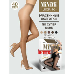 Колготки MiNiMi Lucia, 40 den, 5 шт., размер 4, daino