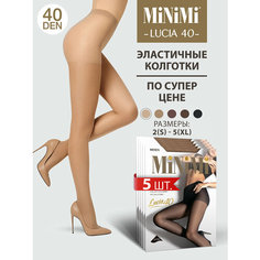 Колготки MiNiMi Lucia, 40 den, 5 шт., размер 3, caramello
