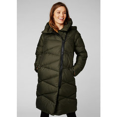 Пуховик Helly Hansen, размер XS, зелeный