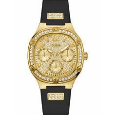 Наручные часы GUESS Sport, золотой/черный