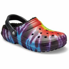 Сабо Crocs, размер US3M/5W / Eu 34/35, фиолетовый, мультиколор
