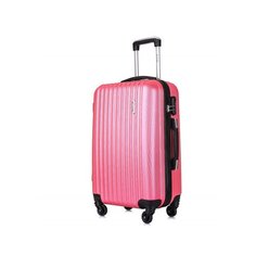 Чемодан Lcase Krabi, 55 л, размер M, розовый