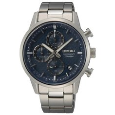 Наручные часы SEIKO CS Dress, серебряный/синий