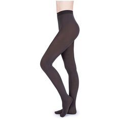 Колготки Mademoiselle Voile, 100 den, размер 5, коричневый, черный