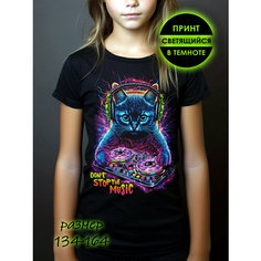 Футболка Romax Tex Базовая коллекция, размер 140-146, черный