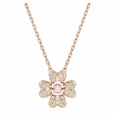 Колье SWAROVSKI, кристаллы Swarovski, длина 45 см, золотистый